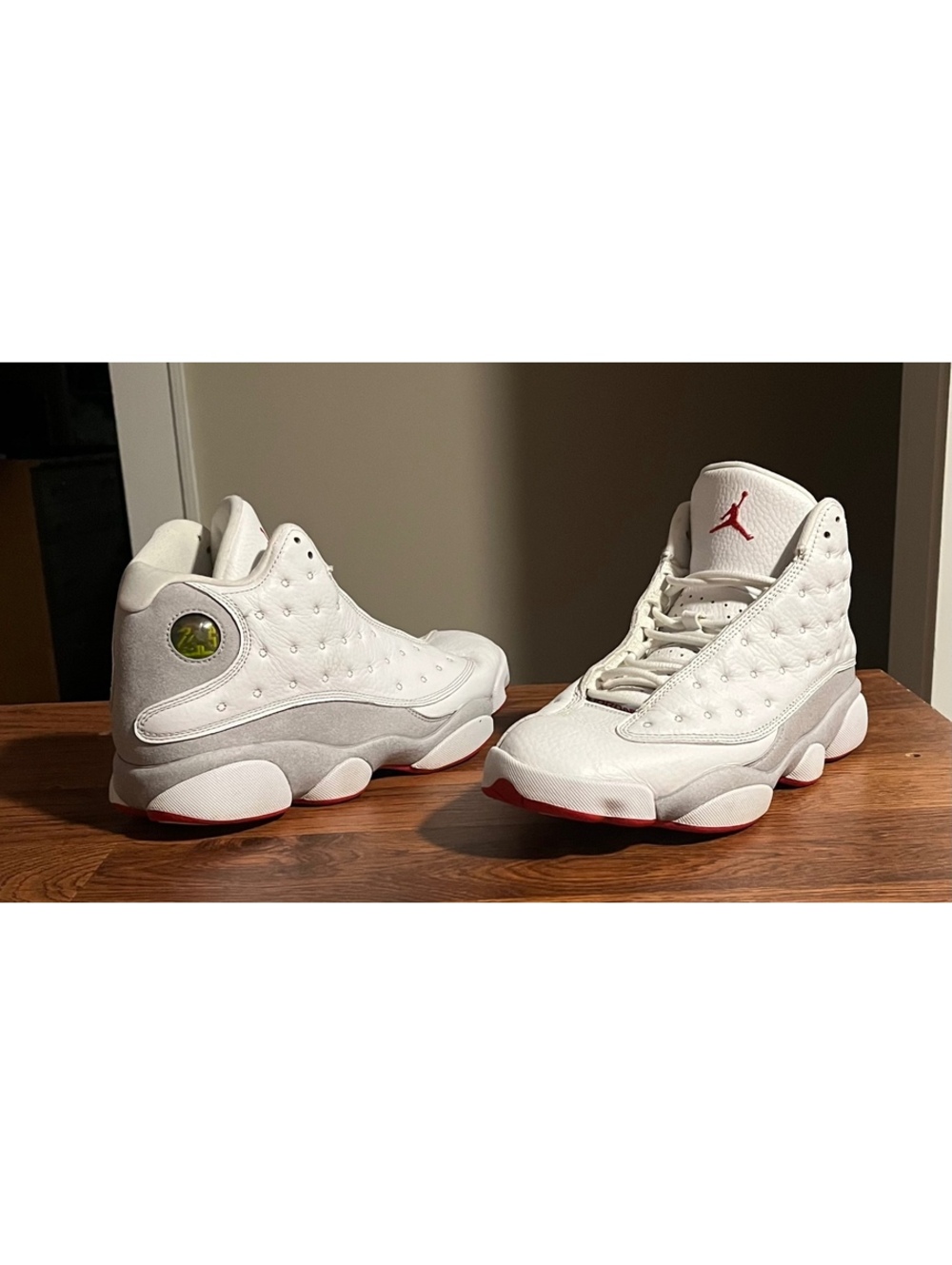 Jordan 13 Retro Wolf Grey Sneakers Size 9.5